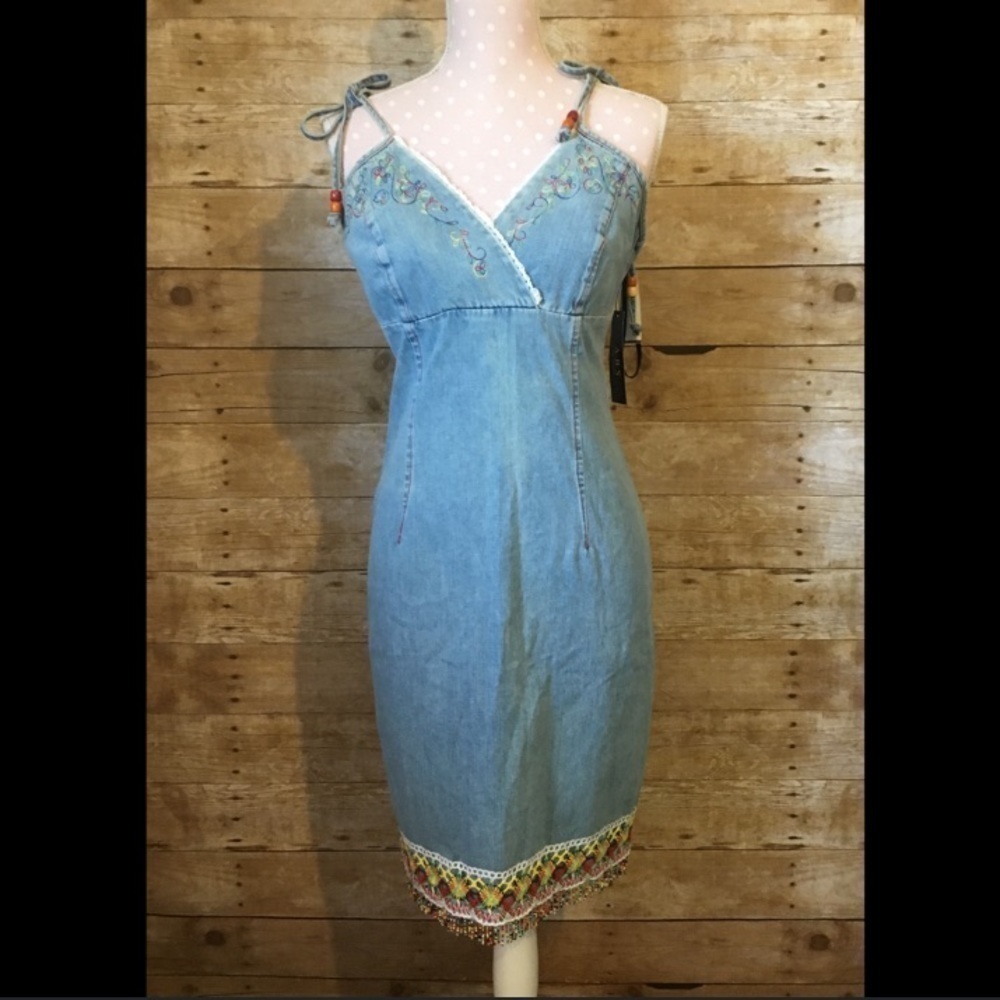 ABS by Allen Schwartz denim dress